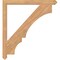Ekena Millwork Balboa Arts & Crafts Smooth Bracket, Western Red Cedar, 3 1/2"W x 44"D x 48"H BKT04X44X48BOA03SWR - alternate 4